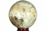 Polished Dendritic Agate Sphere - Madagascar #218905-1